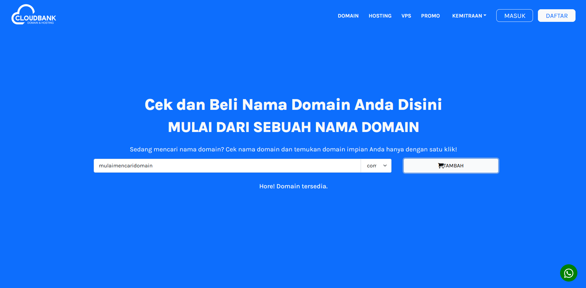 domain murah cloudbank
